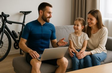 Vélo équilibre entre entrainement et vie personnelle